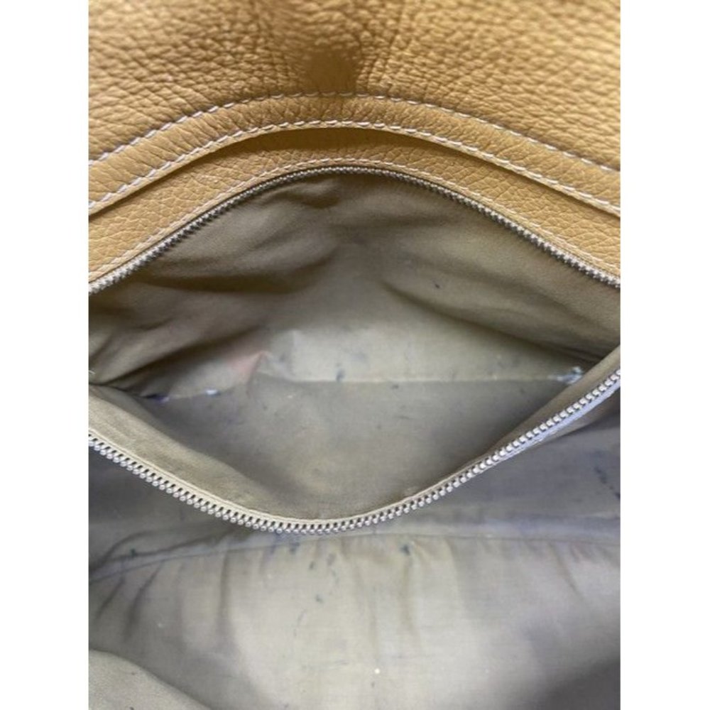 Tod S Tan Leather Shoulder Bag - Picture 4 of 8